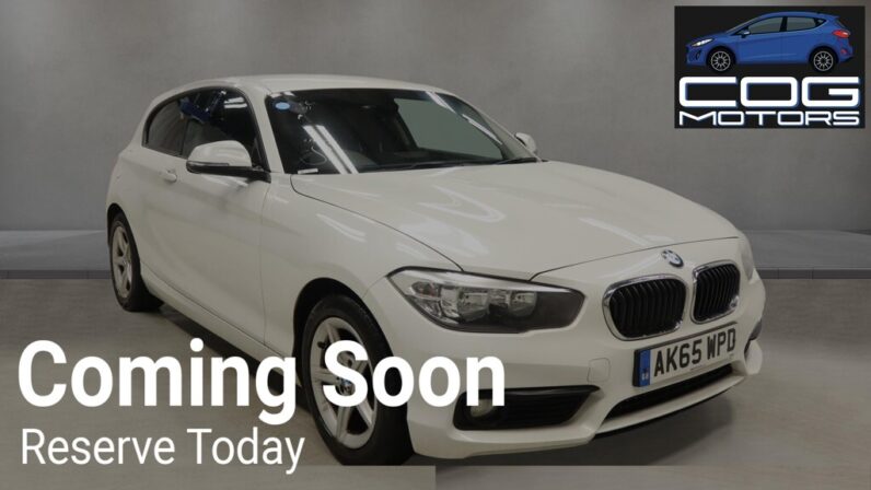 2015 Bmw 116d EFD Plus 3Dr Hatchback